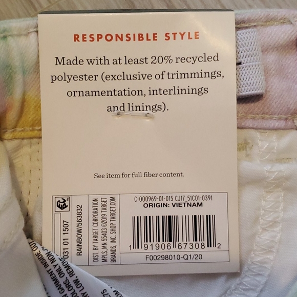 Cat & Jack Girls Tie dye Shorts. New - Picture 5 of 7